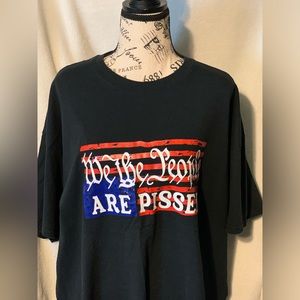 We The People Are Pissed Black 2XL T Shirt